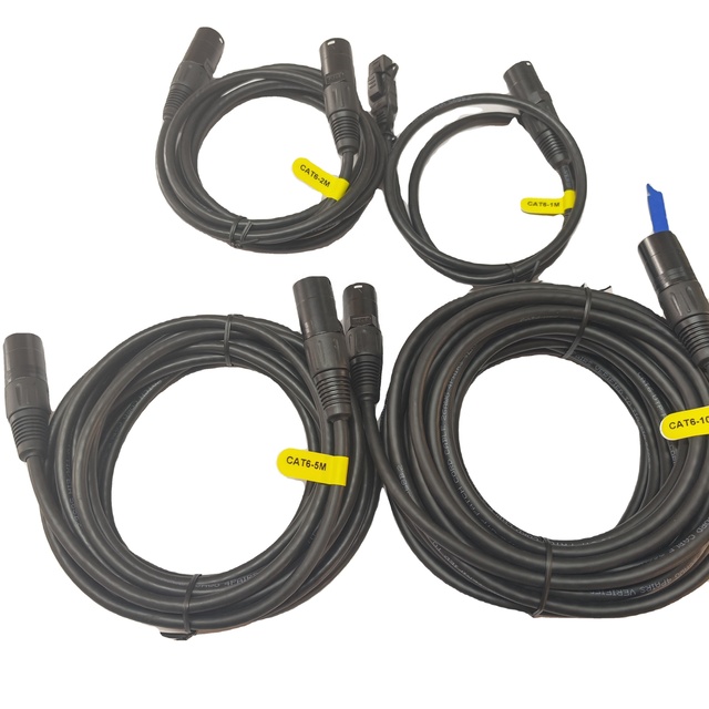 Kingwire Cat6 EtherCON Cable Female to Male for Stage Light Cable for Tested PVC/TPE/TPU Jacket