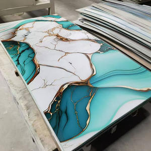 Hoja de mármol de PVC de tablero UV al por mayor de fábrica con precio <span class=keywords><strong>barato</strong></span> impreso con servicio de procesamiento de alta calidad - Product Image 2