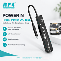 RF4 Power N Universal Power-On Clip Tanpa Kabel yang Cocok Tipe-C Lampu Indikator Penyesuaian Tegangan untuk Perbaikan Kamera Motherboard PCB