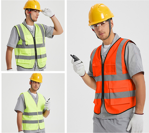Gilet di Sicurezza per Edilizia al Miglior Prezzo, Giacca Riflettente ad Alta Visibilità per Motociclisti - Product Image 6