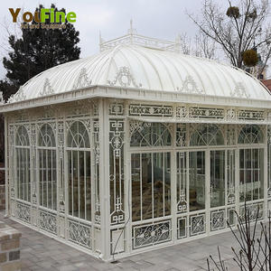Açık bahçe yüksek kalite özelleştirilmiş beyaz ferforje <span class=keywords><strong>Gazebo</strong></span> tedarikçiler - Product Image 4