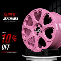 Rines Forjados en Forma de Corazón de 17 18 19 20 21 22 Pulgadas 5x114.3 5x120 5x130 5x127 6x139.7 para BMW Porsche Audi Honda Civic Toyota