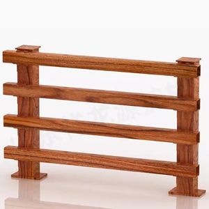 2025 Holzmaserung Edelstahl zaun entwirft Holzbrücke geländer im Freien - Product Image 1