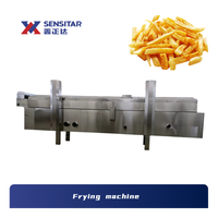 Frites En Frites Frites Friet Lijn Volledig Automatisch 1000Kg/U 1/4 Bevroren Vinger Aardappel Frietjes Maken Machine