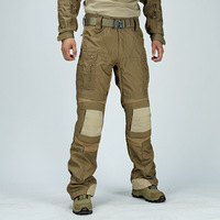 Pantalon tactique résistant à l'usure pour l'entraînement Airsoft en plein air Pantalon tactique imperméable pour la randonnée et le trekking avec genouillères