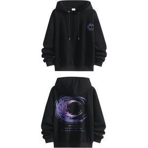เสื้อฮู้ดดี้ผู้ชาย FOXA ยูนิเซ็กซ์ ผ้าฝ้าย 100% พิมพ์ลายด้วยความร้อน ระบายอากาศได้ดี สไตล์ลำลอง สตรีทแวร์ เสื้อสวมหัว - Product Image 4