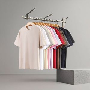 T-shirt pour homme personnalisé, 230 g, logo surdimensionné, 100 % coton, manches courtes, vintage, délavé, grande taille, imprimé - Product Image 1