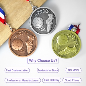 Medallas, Medallones, Premios, Cintas Personalizadas, Medalla de Oro de la Liga de Campeones, Premios Deportivos de Fútbol, Medalla de Metal con Diseño Personalizado - Product Image 4