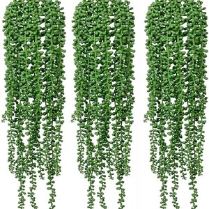 Guirlandes artificielles Ruyin en forme de larmes, 30cm-100cm, décoration murale, verdure pour la décoration du plafond de la maison - Product Image 1