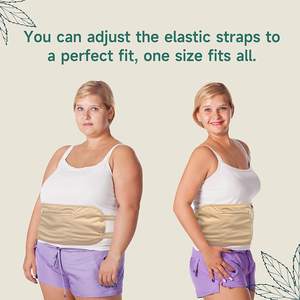 Emballage d'huile de ricin lavable réutilisable avec sangle élastique anti-fuite Logo personnalisé Traitement de désintoxication du foie Insomnie Constipation - Product Image 5