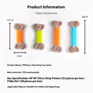 Juguete para masticar cachorros pequeños y medianos, palo de molienda TPR ecológico para perros, juguete para perros transfronterizo para alivio personal - Product Image 4