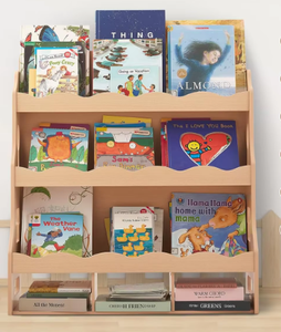 Étagère en bois pour enfants pour <span class=keywords><strong>la</strong></span> décoration de <span class=keywords><strong>la</strong></span> maison organisateur de stockage pour pépinière salle de jeux chambre maternelle armoire à livres - Product Image 1