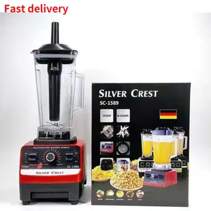 Use Heavy Duty Stainless Juicer Mixer for Home or Commercial Steel Blade Electric Blender