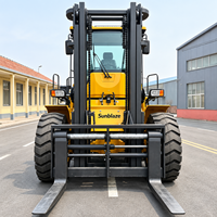 EPA-Zugelassener 3-TONNEN 3,5-TONNEN 4-TONNEN 5-TONNEN Schwerlast-Dieselstapler 4WD Hydraulisch Kleiner Wendekreis
