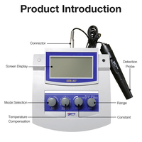 Conductimètre de laboratoire, testeur EC, mesureur numérique de la qualité de l'eau, instrument de test de conductivité de table stable et efficace