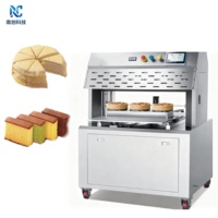 Machine à trancher les gâteaux en acier inoxydable chauffée pour mousses et mille-crêpes surgelées, idéale pour les usines alimentaires et les pâtisseries
