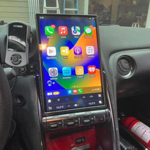 14.4 "Style Tesla pour Nissan GTR R35 Smart 2009-2019 autoradio DVD multimédia lecteur vidéo sté<span class=keywords><strong>r</strong></span>éo Auto GPS Navigation <span class=keywords><strong>Carplay</strong></span> 5G - Product Image 1