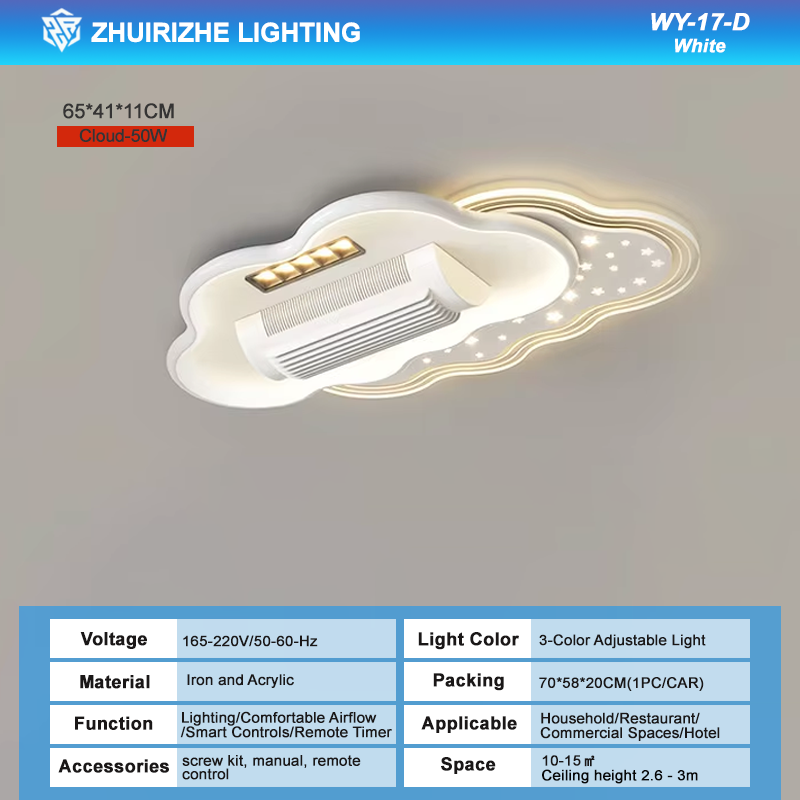 Luz tricolor de la nube blanca