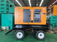 Grupo Electrógeno Diésel Portátil y Móvil, con Bajo Nivel de Ruido, Potencia de 30 a 500 Kw, Apto para Obras de Construcción