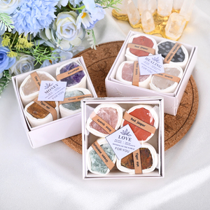 Bán buôn nguyên liệu tự nhiên thạch anh đá quý Bộ Tinh thể nguyên đá khoáng mẫu hộp quà tặng cho chữa bệnh - Product Image 6