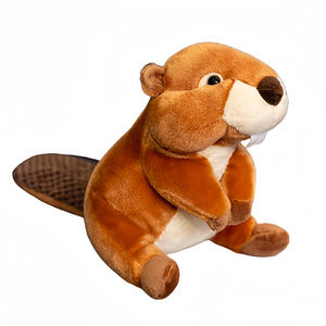 Peluches de Mapache y <span class=keywords><strong>Castor</strong></span> de Alta Calidad, Súper Suaves, Rellenos de Algodón PP, para Bodas o Cumpleaños de Niñas, para Niños - Product Image 2