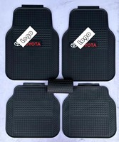 Juego de 4 Alfombrillas Universales Marcan Premium 3D, Duraderas, Transpirables, de Tela y Goma, Color Negro, 10 mm de Grosor, Protectoras para Todas las Estaciones
