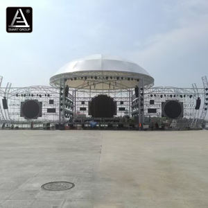 ระบบโครงถักเวทีอลูมิเนียมแบบประกอบเองสำหรับงานเทศกาลดนตรีกลางแจ้ง ระบบโครงถักไฟเวที โครงถักแสดงสินค้า - Product Image 5