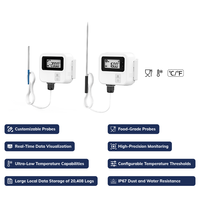 -200 ℃ ~ 200 ℃ Enregistreur de scanner de température électronique Indicateurs Bluetooth Rtd Pt100 Sonde Capteur de température Enregistreur de données