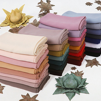 Foulard Châle Hijab en Chiffon Perlée, Style Uni, Grande Taille 180x70 cm, pour Femme, Vente en Gros