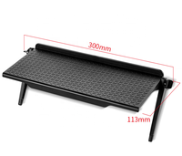 Étagère supérieure d'écran Support de rangement supérieur TV Étagère supérieure de moniteur réglable à 2 pieds pour A-322 de support de téléphone portable
