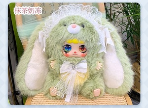 Kebi soja leche Fu <span class=keywords><strong>salsa</strong></span> de conejo 600 piezas lindo juguete de moda a gran escala peluche caja ciega muñeca - Product Image 2