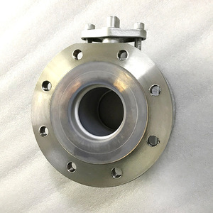 บอลวาล์วฟิล์มบางแบบเวเฟอร์  วัสดุเหล็กกล้าคาร์บอนบุ PTFE สำหรับอุตสาหกรรมสารเคมี ของเหลว และยา ใช้ในอุณหภูมิห้อง - Product Image 1