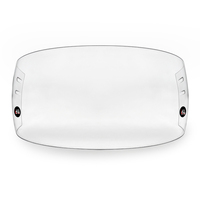 Visière transparente pour casque de hockey sur glace, anti-buée, anti-rayures, protection faciale en PC haute résistance aux chocs