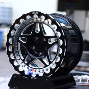 JXRD <span class=keywords><strong>4x4</strong></span> Bead Lock 17 * <span class=keywords><strong>10</strong></span> PCD 4 * 100 5 * 114 6 * 114.3 Jantes forgées pour Dodge Charger Challenger <span class=keywords><strong>SRT</strong></span> Hellcat Jailbreak Red Eye - Product Image 2