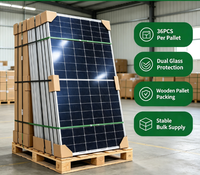 Panneau solaire haute puissance 560 W, directement de l'usine, pour l'alimentation des toits résidentiels et les projets d'éclairage public