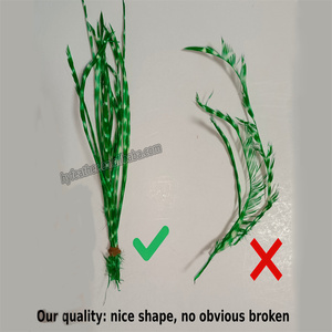 Piume <span class=keywords><strong>d</strong></span>'oca a striscia singola tinte naturalmente, modello Boits Hong Yuan Feather HP-63, per la creazione di mosche artificiali (nymfe, dry flies e streamer) - Product Image 4