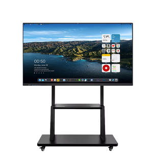 กระดานไวท์บอร์ดแบบโต้ตอบ20จุดสำหรับการเรียนการสอนแบบสัมผัสทั้งหมดในหนึ่งชิ้นขนาด55นิ้ว - Product Image 1