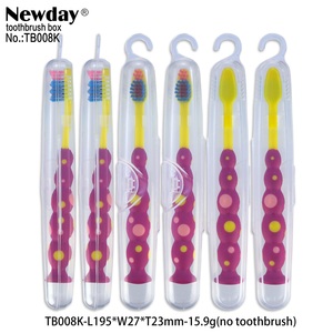 Kinder Zahnbürste transparente Schachtel PP Halter faltbarer Hülle Wandern tragbare Schachtel professionelle Fabrik GMP820 Prüfung bestand - Product Image 6