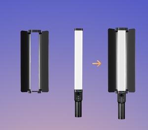 ZGRL-2000 Panneau de contrôle RGB 30W pour studio vidéo et photographie, nouveau bâton lumineux pour <span class=keywords><strong>film</strong></span> avec ampoules LED réglables pour vidéo en direct - Product Image 4