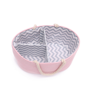 Impresión personalizada de lona de algodón de mamá bebé pañal cesta organizador bolsa - Product Image 6