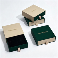Boîte à tiroir personnalisée avec impression, estampage à chaud, emballage rigide en carton, boîte cadeau coulissante de luxe