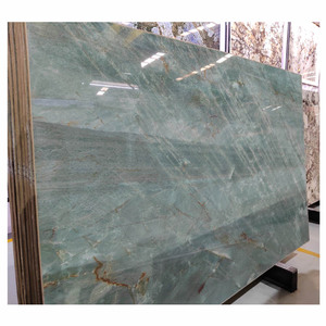 Proyecto de lujo de decoración de piedra, mármol verde de cuarzo, galolito, cuarzo - Product Image 4