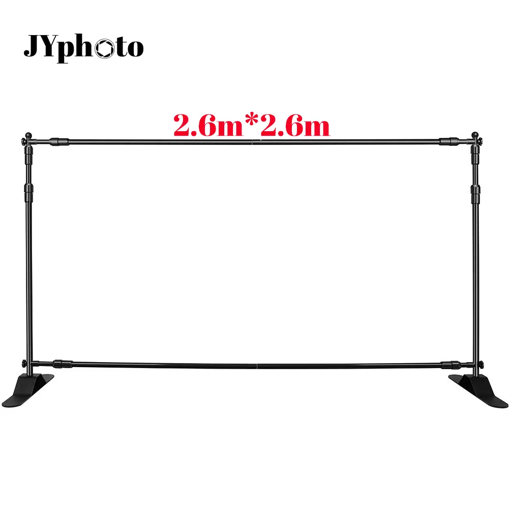 Photo Backdrop Stand - Heavy Duty Banner Holder Adjustable Photography Poster Stand for Trade Show, Photo Booth, Parties Wedding