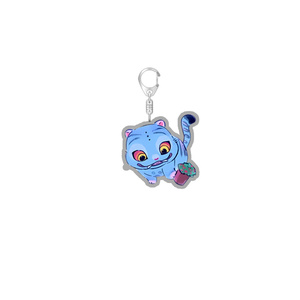 Porte-clés acrylique Kpop Demon Huntrix Cartoon ZOEY RUMI MIRA Tiiger Ugly Cute Keyring Bag Car Key Pendant Fans Collection - Product Image 6
