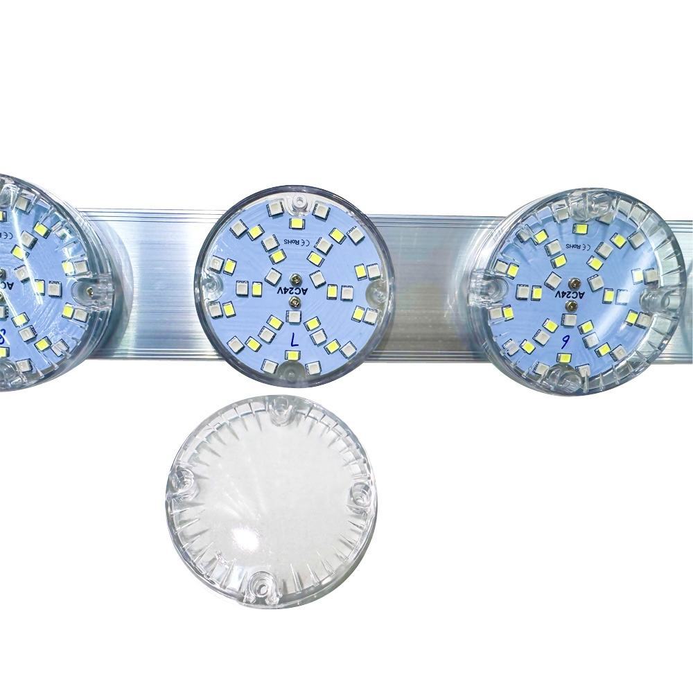 Carnival IP65 Waterproof PC Theme Park and Landscape RGBW LED Pixel AC24V Point Lights 65mm 1a 16 Series Bulbs
