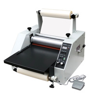 450 Machine à plastifier automatique à froid et à chaud avec grand rouleau en acier pour A2/A3/A4/A5/A6 Logo personnalisé boîte en bois emballage450mm