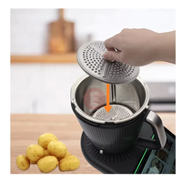Éplucheur de pommes de terre électrique pour robot culinaire, avec couvercle de lame en acier inoxydable, pour Vorwerk Thermomix TM7/TM6/TM5, haute efficacité, cuisine
