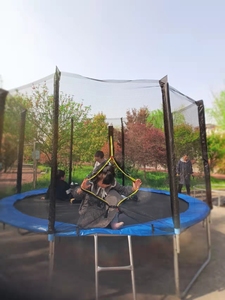 Nuovo Trampolino Elastico per Bambini 2022, Resistente ai Raggi UV, 12-16 Piedi, Certificato EN71 CE, per Esterni - Product Image 3