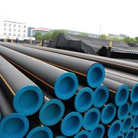 Tuyau de gaz polyéthylène BSX 2 PE100 haute pression certifié ISO avec fil de traçage pour la distribution principale de gaz municipal