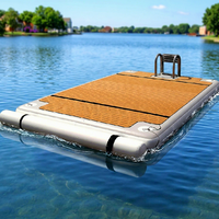Quai en aluminium PVC pour jouer à l'extérieur Piscine flottante de style sportif Plate-forme de pêche Sports nautiques École de divertissement
